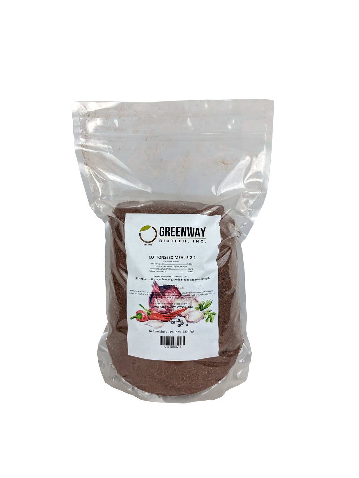 Organic Cottonseed Meal Fertilizer 5-2-1