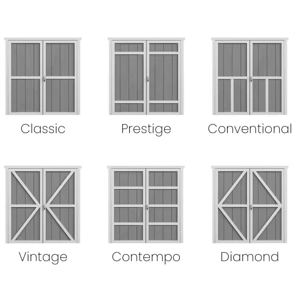 Do-It Yourself Palisade 12 Ft. X 8 Ft. Wood Garden Shed Storage with Smartside, Fixed Windows and Barn Door (96 Sq. Ft.)