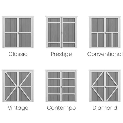 Do-It Yourself Palisade 12 Ft. X 8 Ft. Wood Garden Shed Storage with Smartside, Fixed Windows and Barn Door (96 Sq. Ft.)