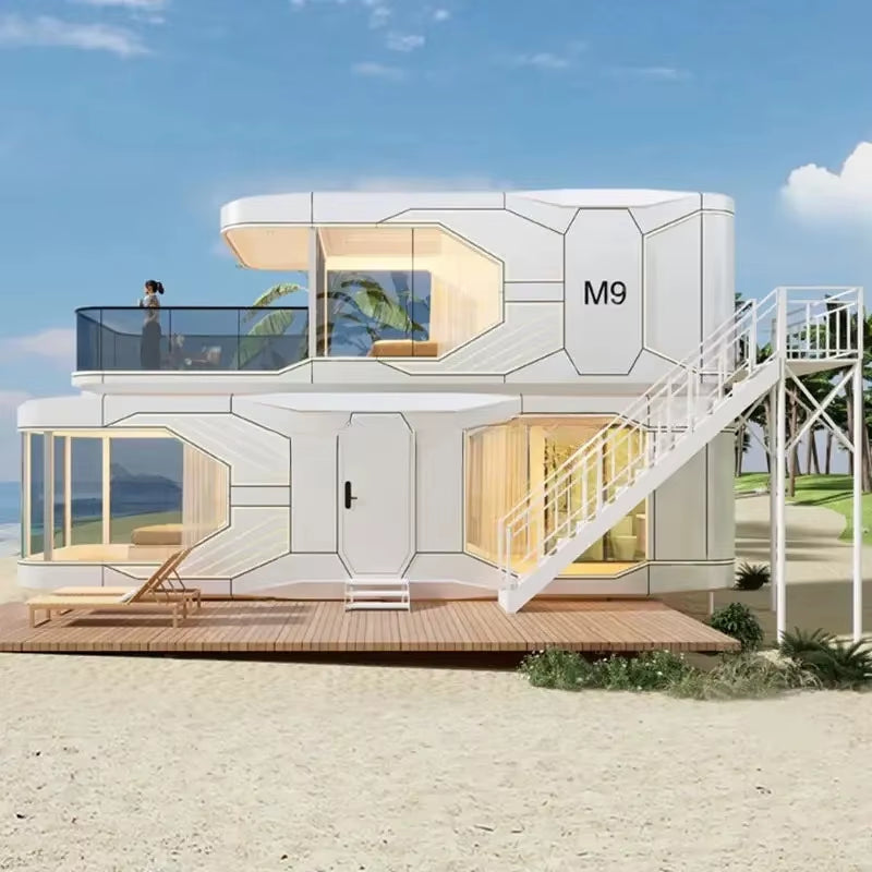 Capsule House Space Capsule with Intelligent S Custom.2 Stories Frame House Prefabricated Prefab Modern Home Luxury Houses