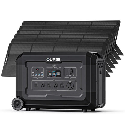 Mega 3 Home Backup & Portable Power Station | 3600W 3072Wh