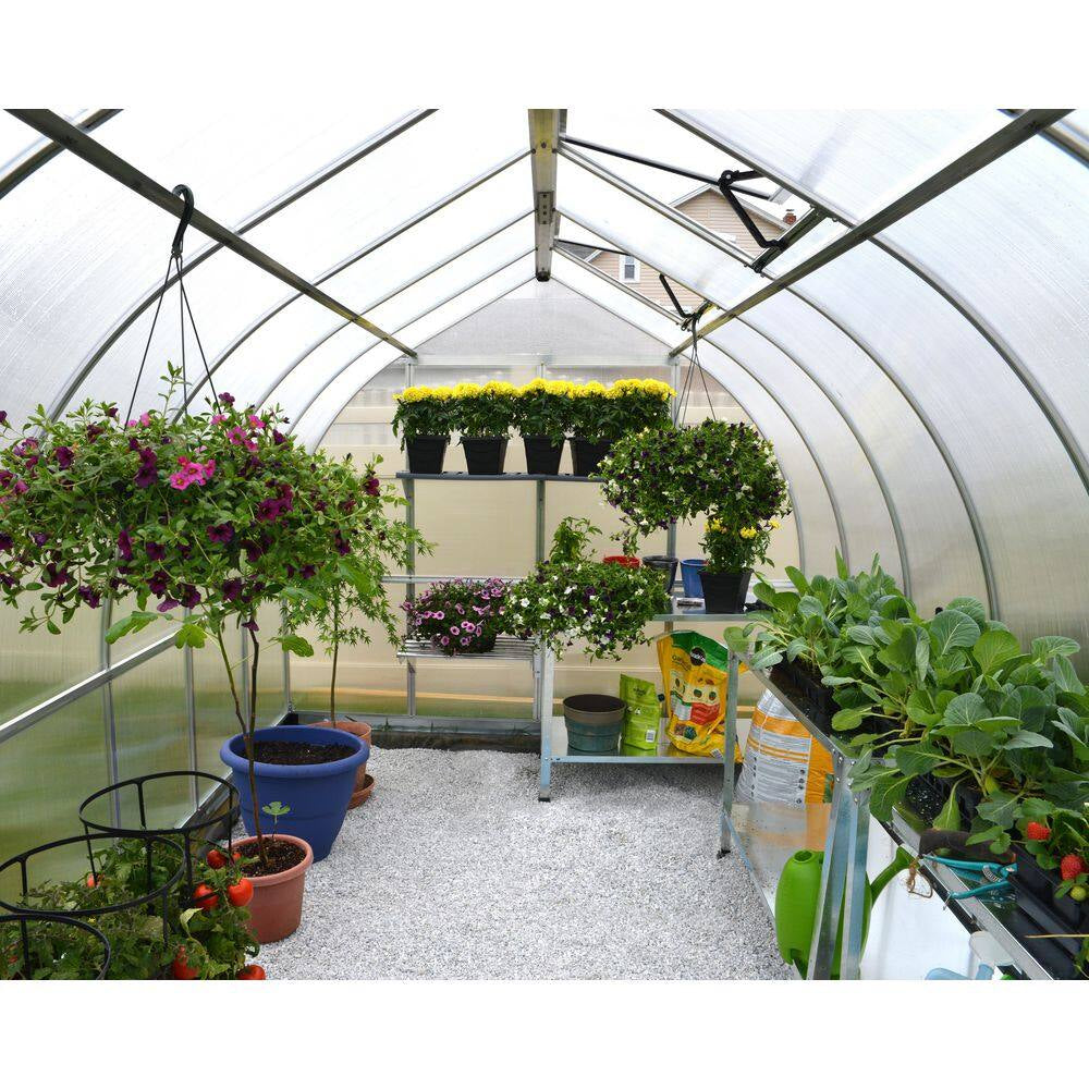 Bella 8 Ft. X 12 Ft. Silver/Diffused DIY Greenhouse Kit