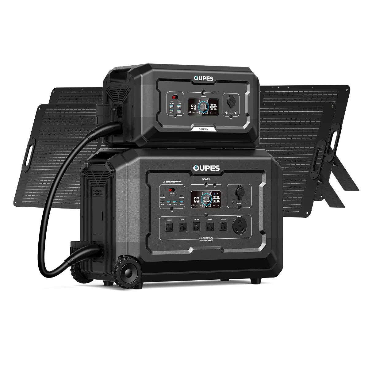 Mega 3 Home Backup & Portable Power Station | 3600W 3072Wh