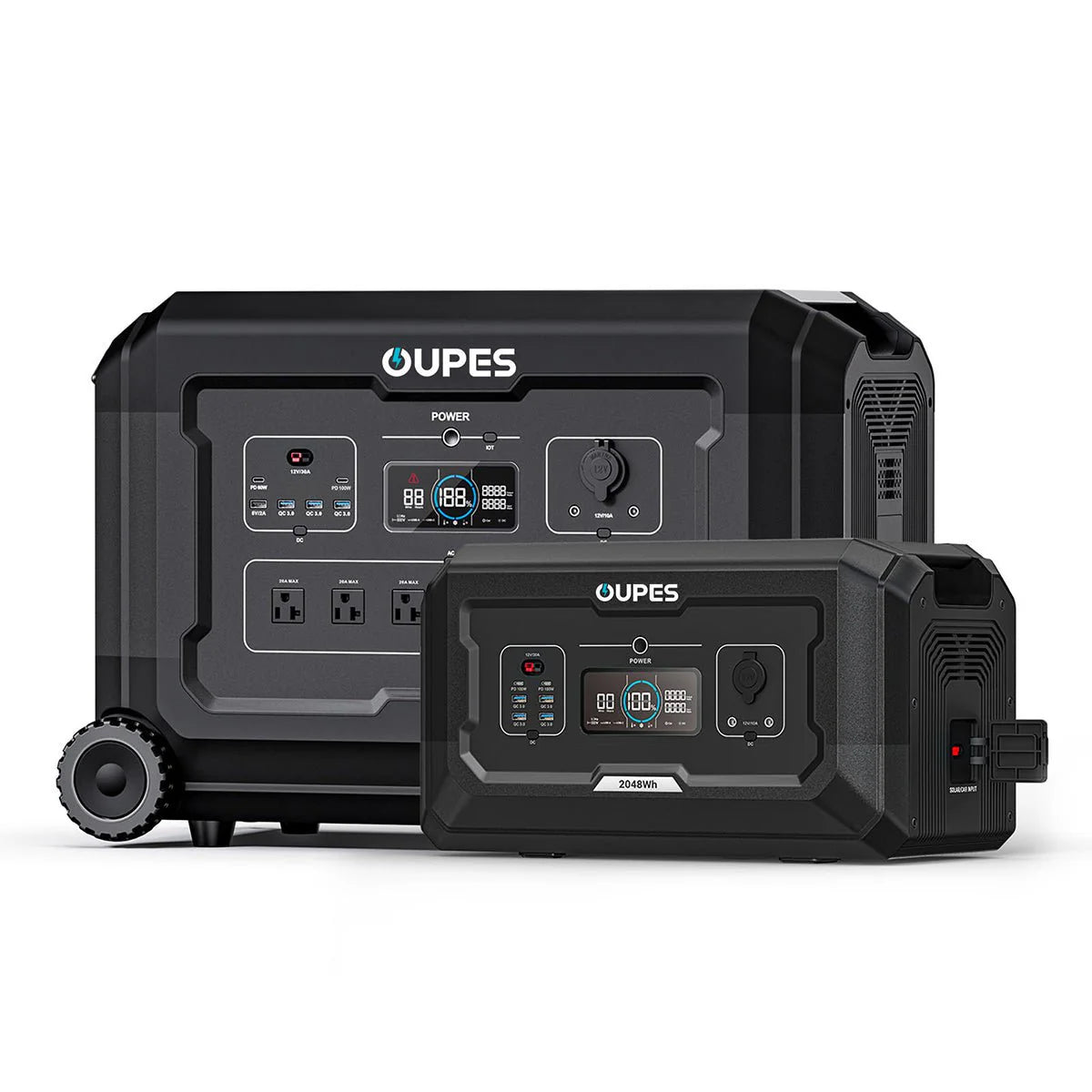 Mega 3 Home Backup & Portable Power Station | 3600W 3072Wh