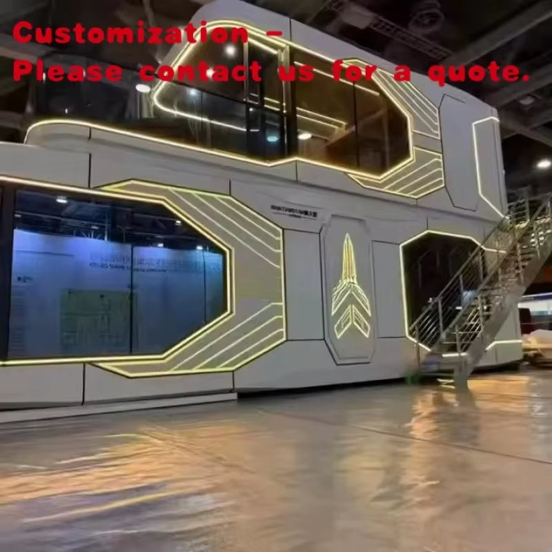 Capsule House Space Capsule with Intelligent S Custom.2 Stories Frame House Prefabricated Prefab Modern Home Luxury Houses