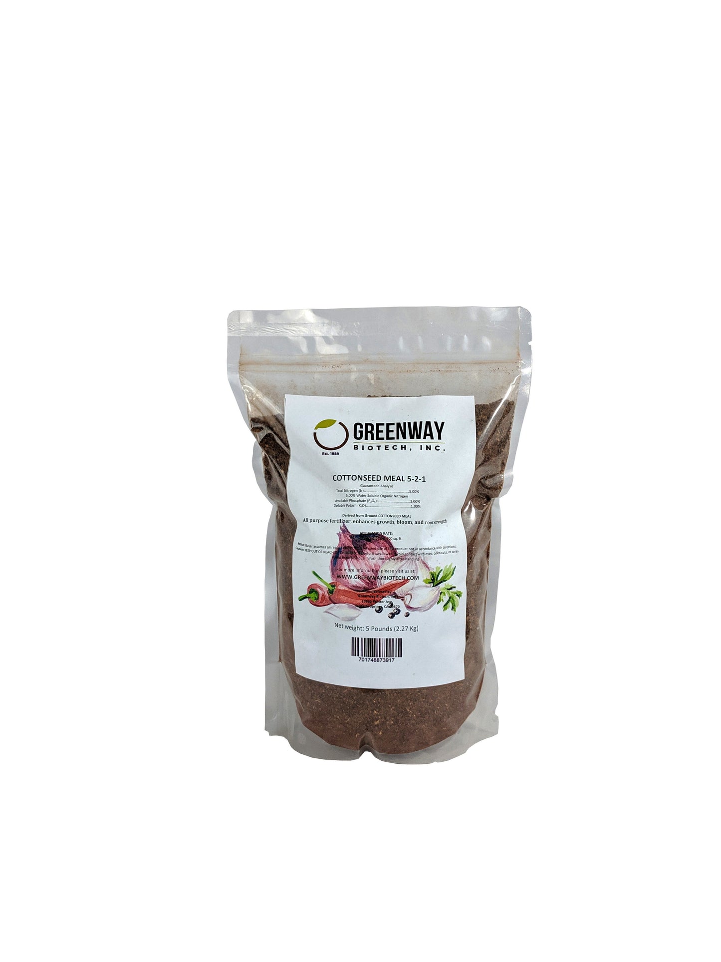 Organic Cottonseed Meal Fertilizer 5-2-1