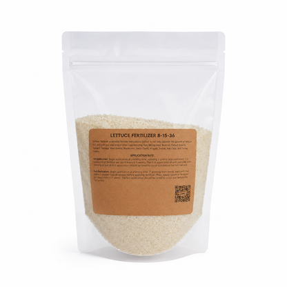 Lettuce Fertilizer 8-15-36 | Chelated Micronutrients | Hydroponics, Soil & Foliar Application
