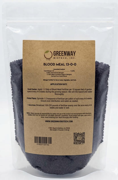 Organic Blood Meal Fertilizer 13-0-0