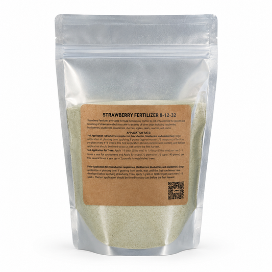 Strawberry Fertilizer 8-12-32 | Chelated Micronutrients | Hydroponics, Soil & Foliar Application