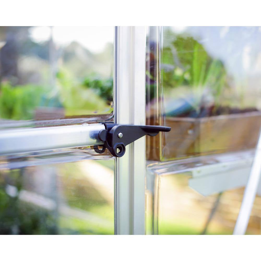Harmony 6 Ft. X 6 Ft. Silver/Clear DIY Greenhouse Kit