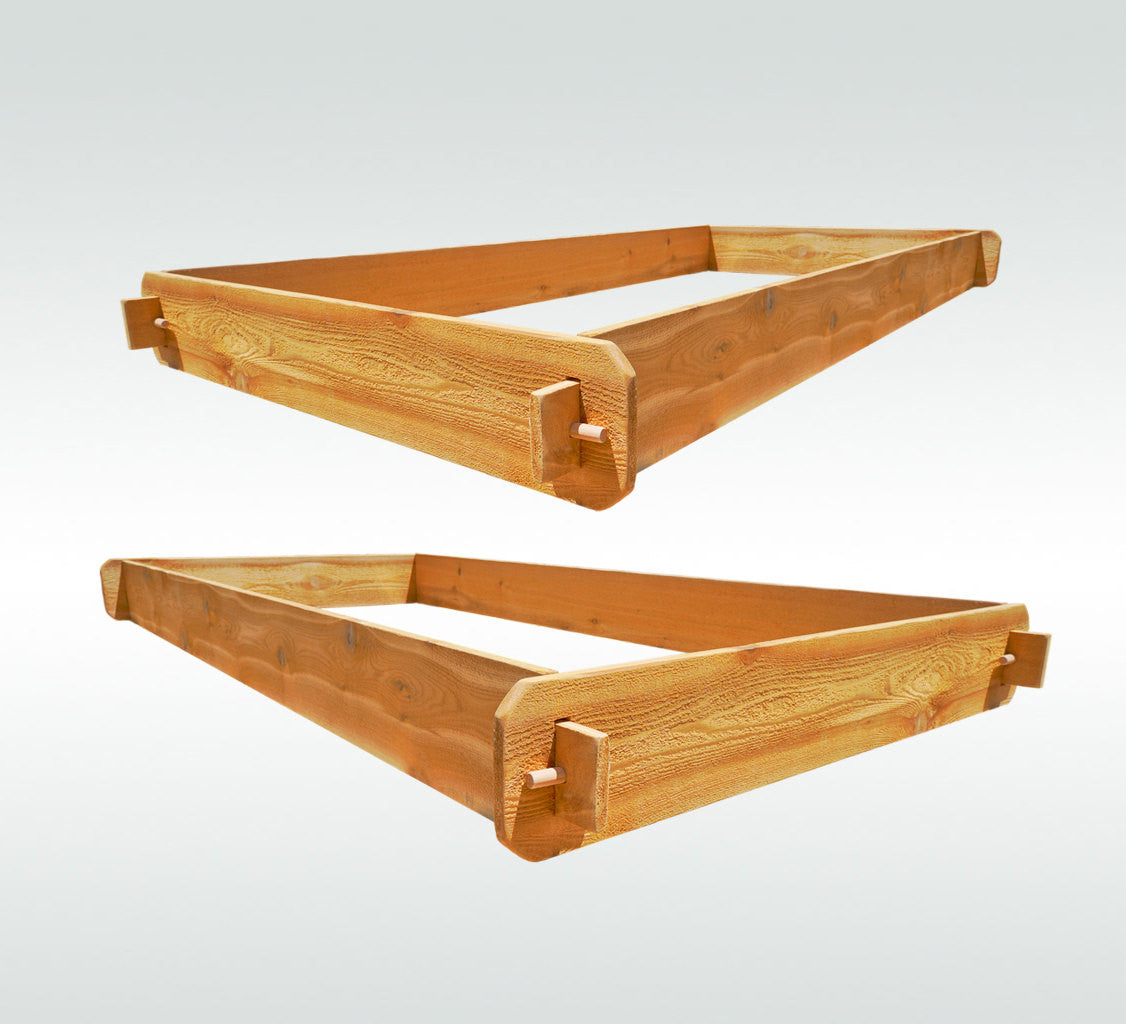 Timberlane Gardens Raised Garden Bed Kit Set (Two 3x6) Select Cedar