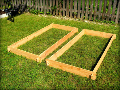 Timberlane Gardens Raised Garden Bed Kit Set (Two 3x6) Select Cedar