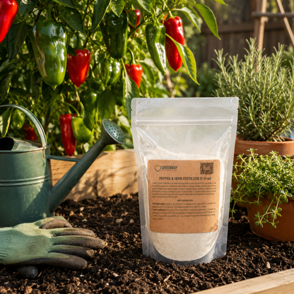 Pepper and Herb Fertilizer 11-11-40 | Chelated Micronutrients | Hydroponics, Soil & Foliar Application